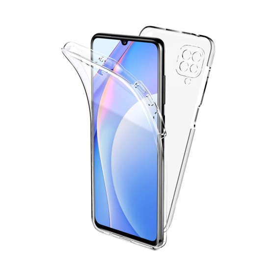 360º Silicon Case with Camera Shield for Samsung Galaxy A12 5g Transparent